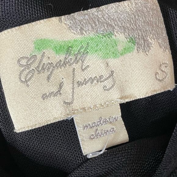 Elizabeth and James Solid Black Sleeveless Mini Dress Women’s Sz S - Picture 4 of 6